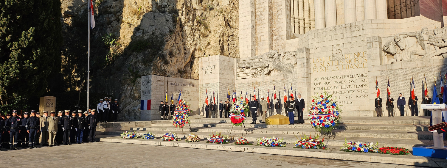 La cérémonie va pouvoir commencer....