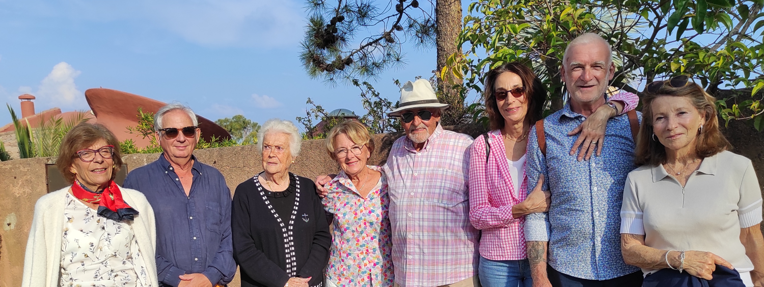 Le groupe des visiteurs cannois
