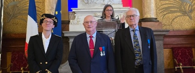 La sous-préfète et les représentants de 2 ordres nationaux