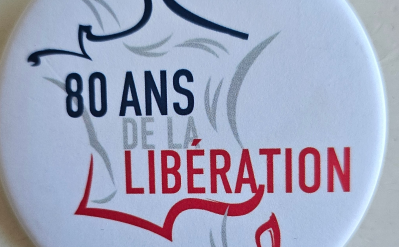 Le logo du 80 ème anniversaire de la Libération