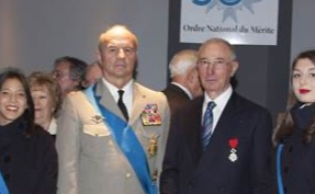 Jacques Mattera et le général Georgelin